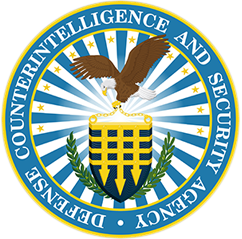 Seal of the Defense Counterintelligence and Security Agency
